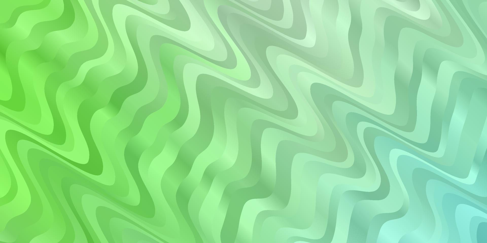 Light Green vector layout with curves.