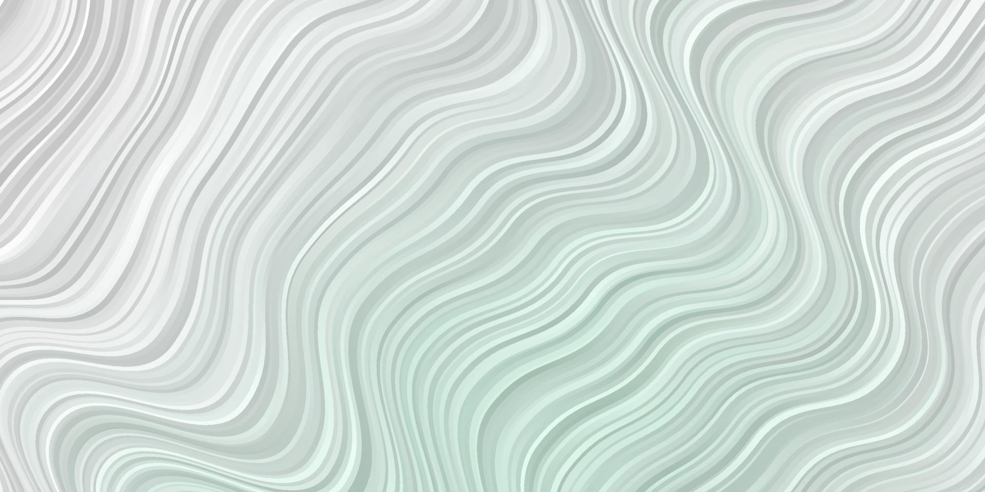 Light Green vector texture with curves.