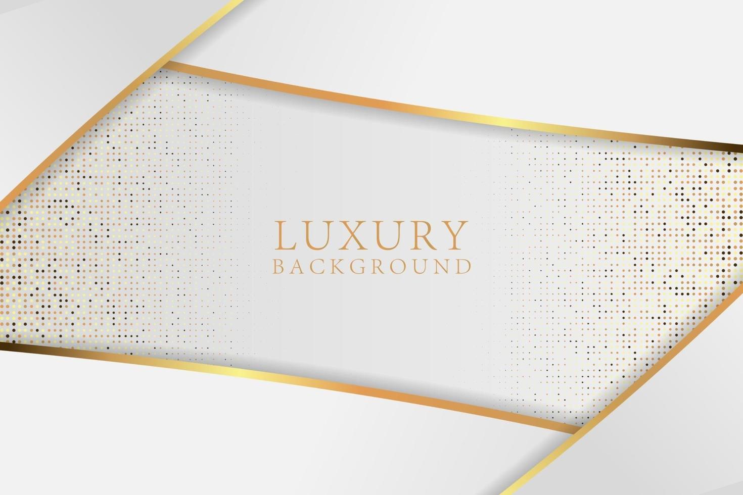 Modern abstract white luxury background vector
