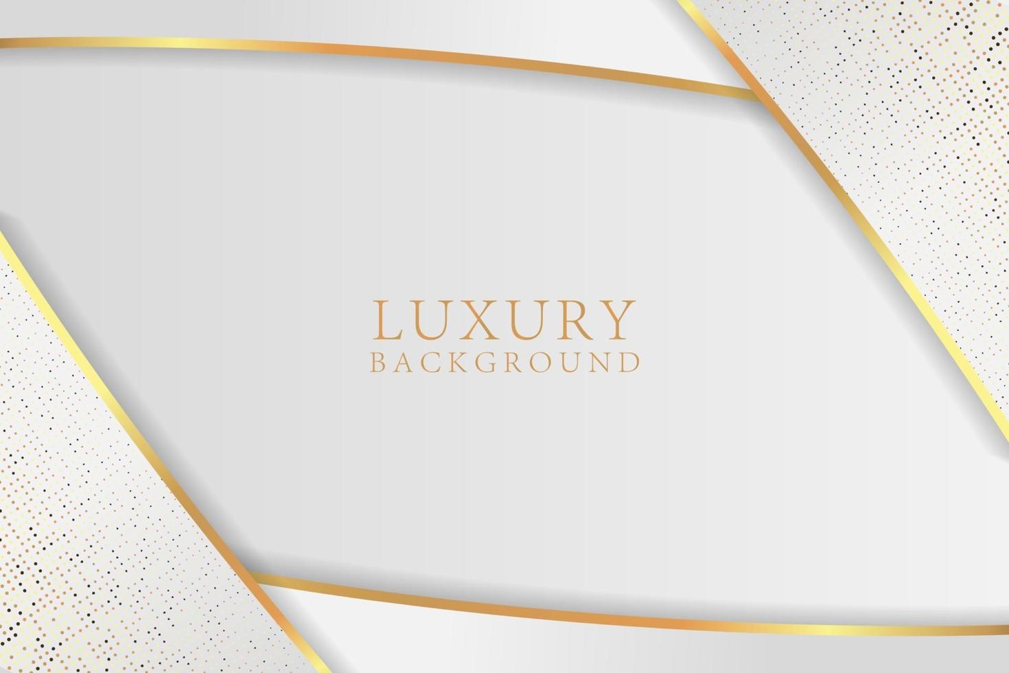 Modern abstract white luxury background vector