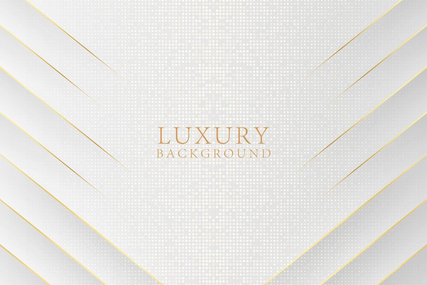 Modern abstract white luxury background vector