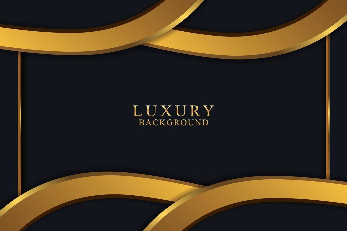 Elegant luxury background concept with black and gold texture vector