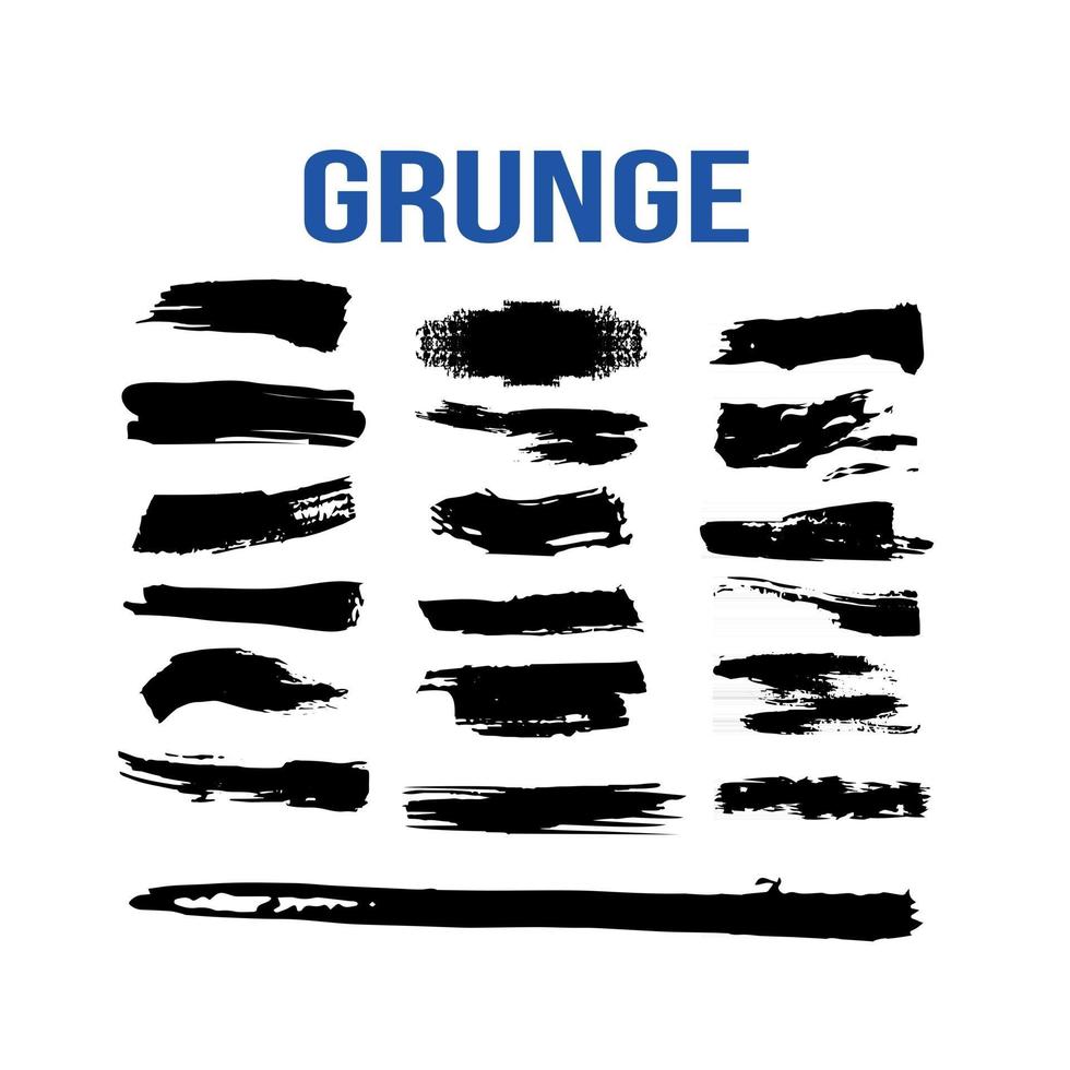 colección de elementos grunge vector