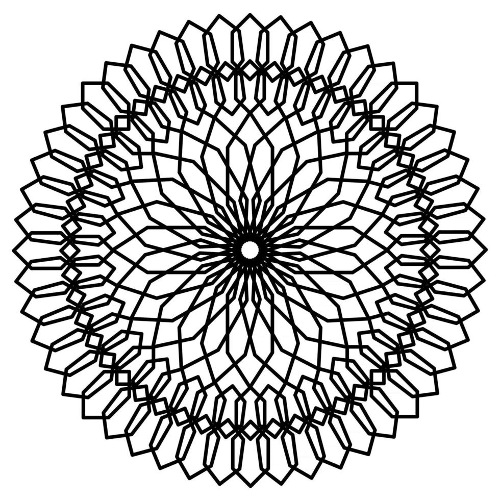 Mandala for Coloring book page vector