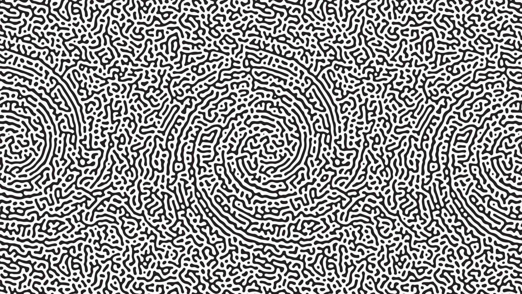 Abstract turing organic wallpaper background vector