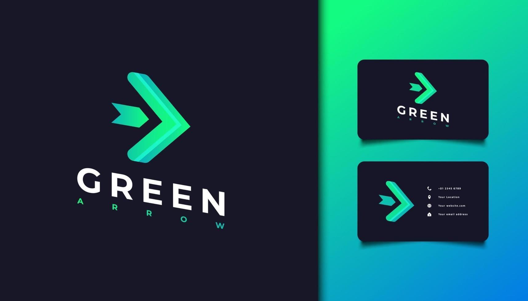 Green Arrow Logo vector