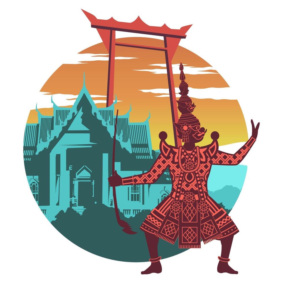 king of giant in pantomime vector