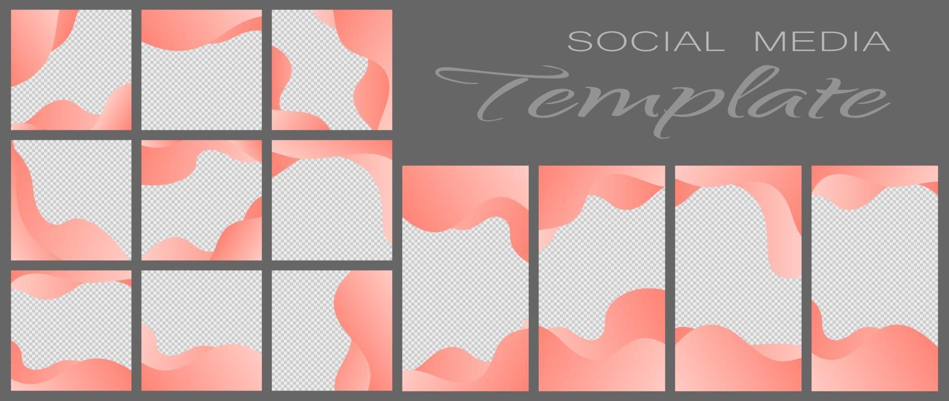 Editable mockup for personal blog vector