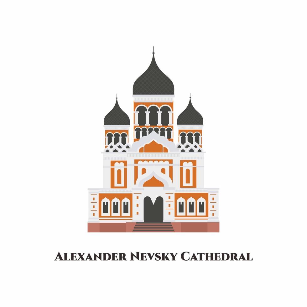 St. Alexander Nevsky Cathedral. It  is a Bulgarian Orthodox cathedral in Sofia, the capital of Bulgaria. It's amazing buildings with old architecture. This cathedral was beautiful for tourist visit vector