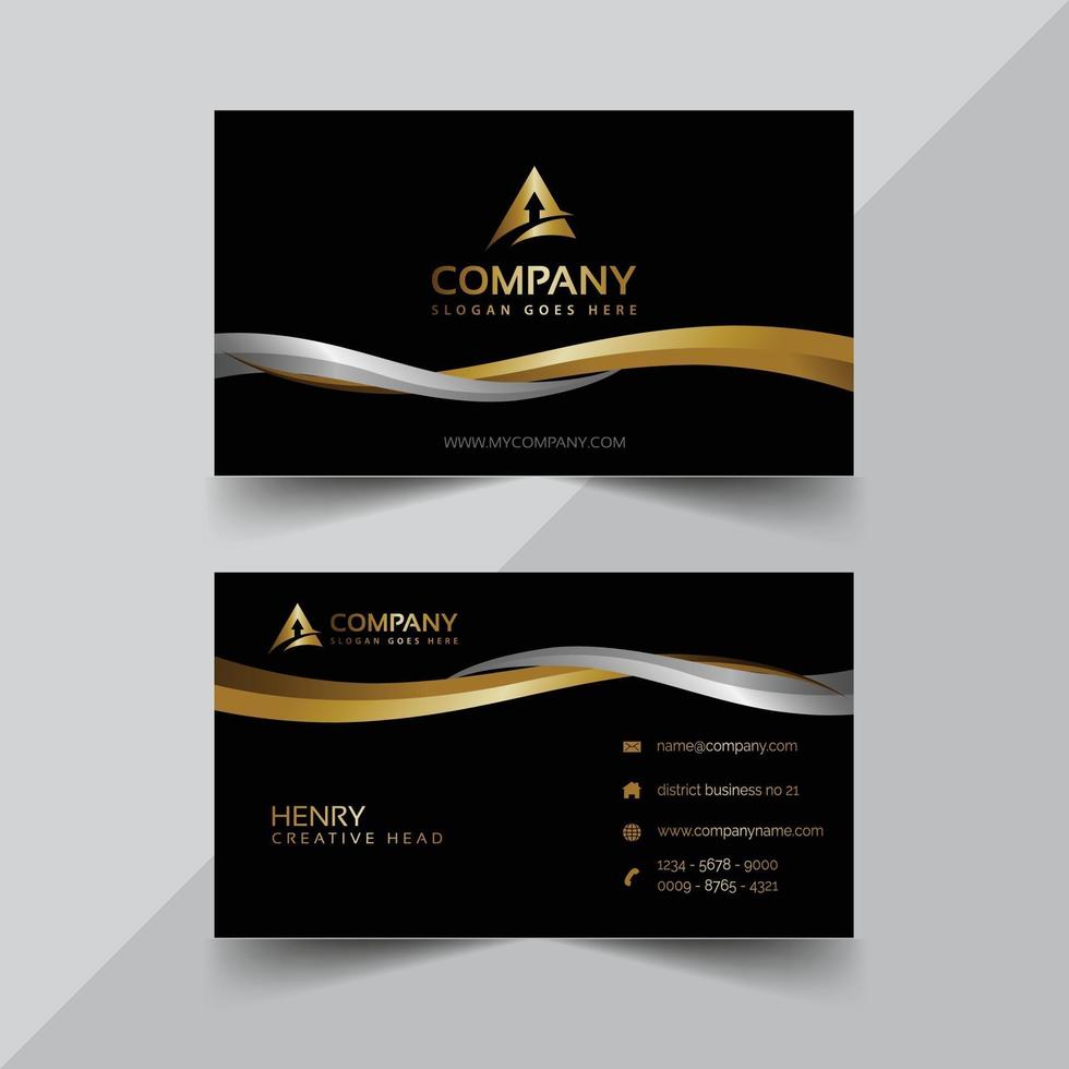 creative business card design template vector