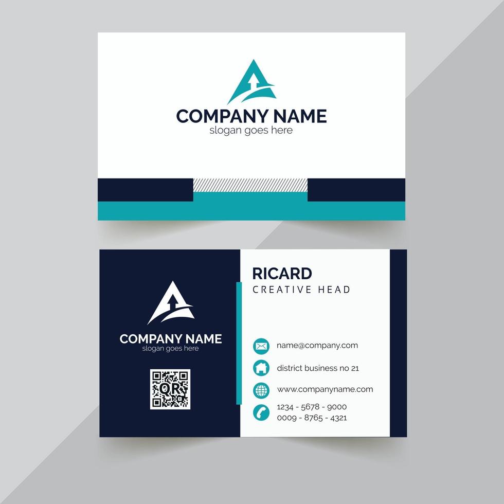 creative business card design template vector