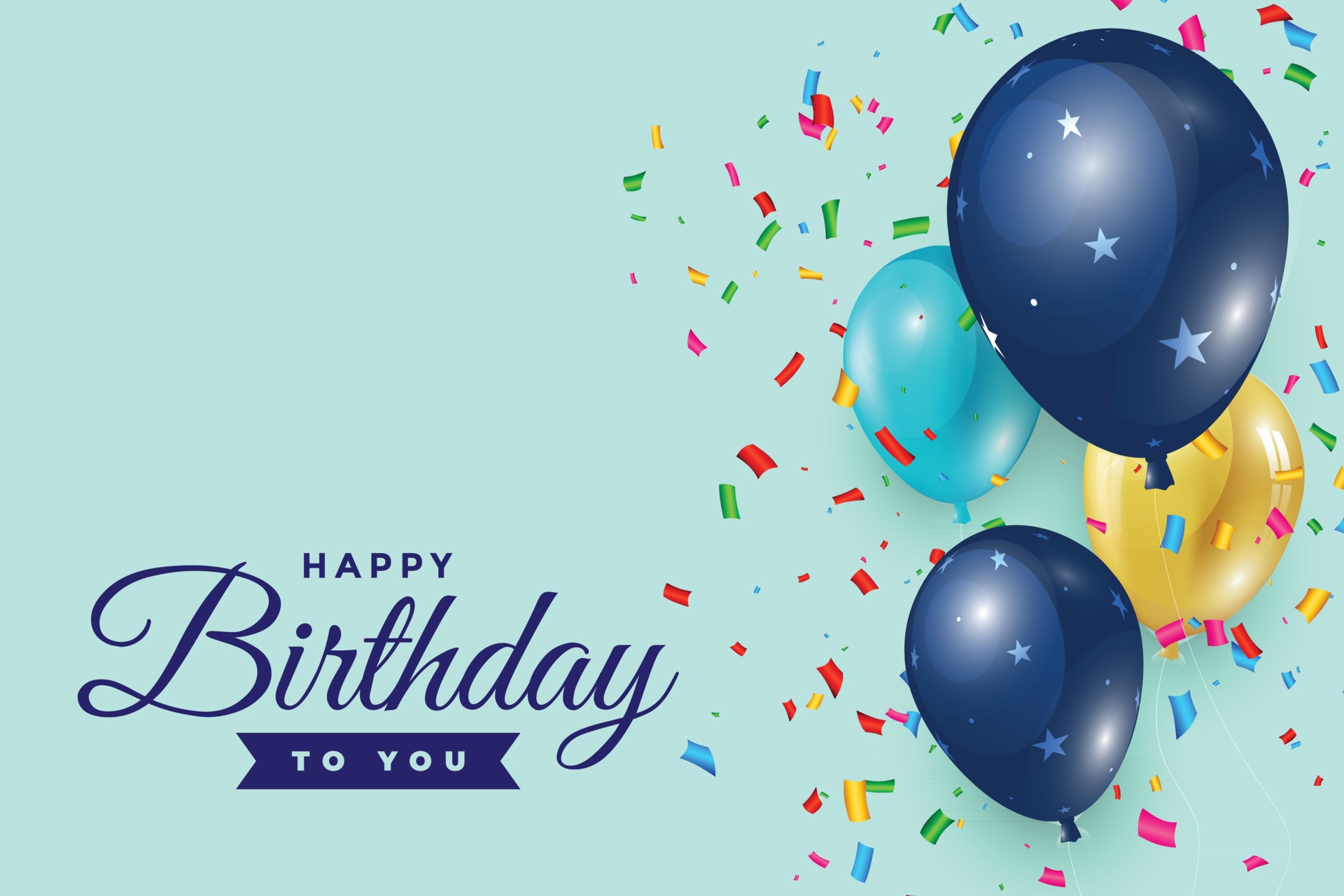 Happy Birthday Template Vector Art, Icons, and Graphics for Free ...