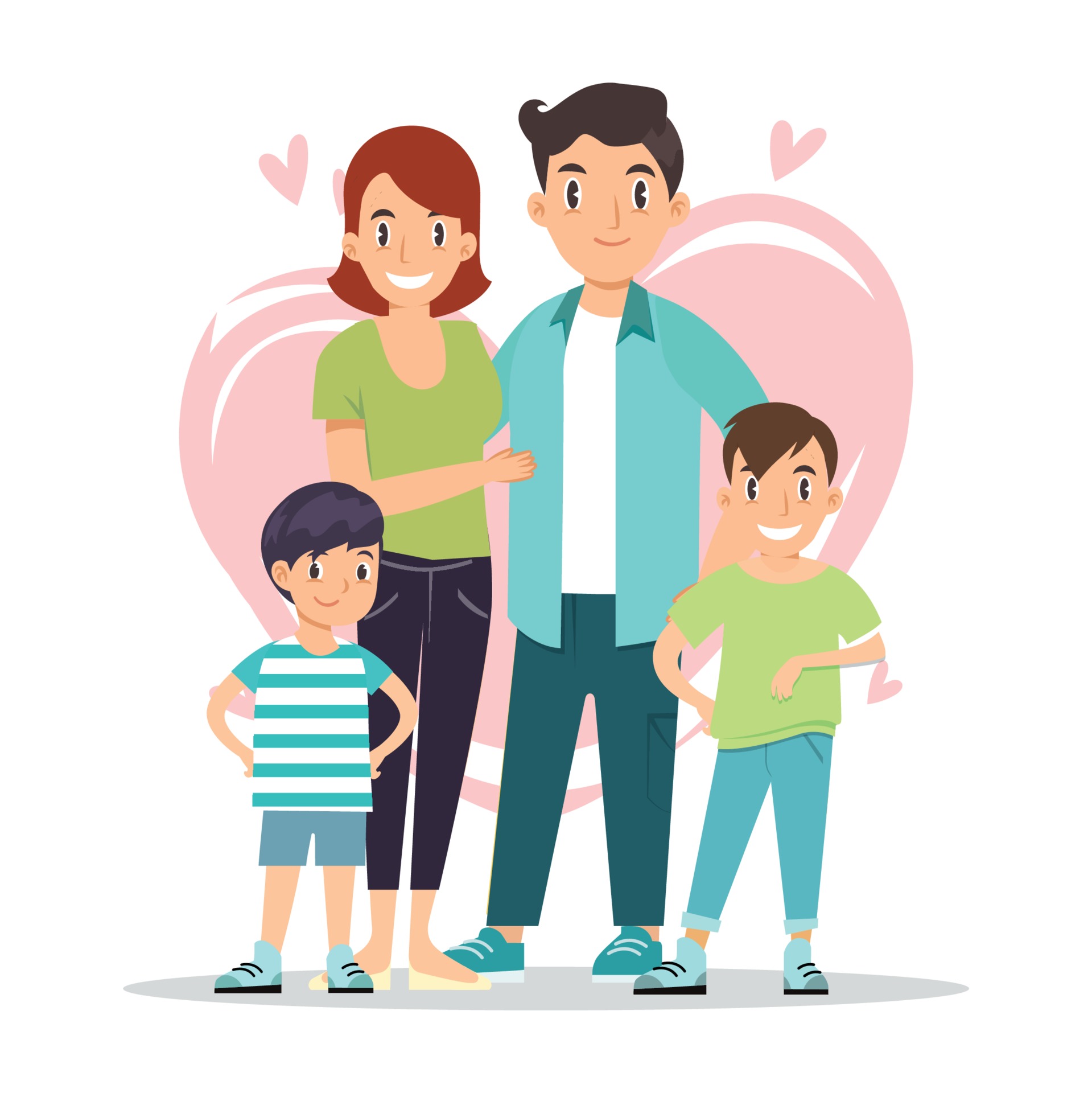 happy family cartoon style design 2396548 Vector Art at Vecteezy happy family cartoon style design 2396548 Vector Art at Vecteezy