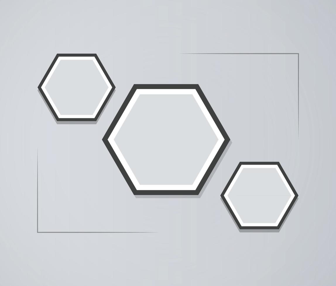 Set of Photo Frame realistic Mockup template vector