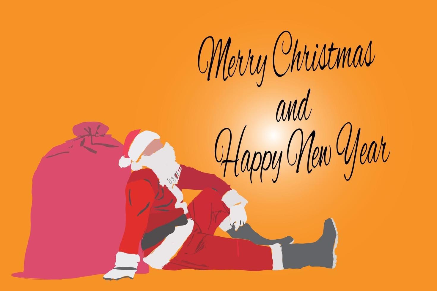 Merry Chistmas Celebration Background vector