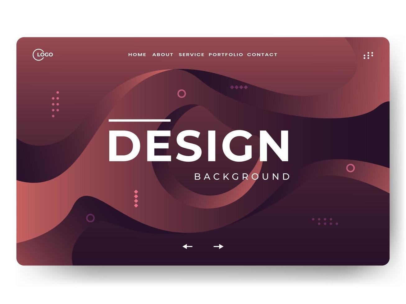 Liquid Abstract Background Red Minimal for landing pages vector