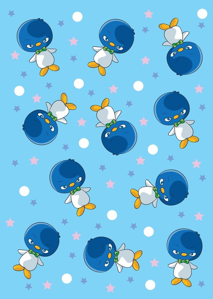 Penguin Cartoon stock illustration vector