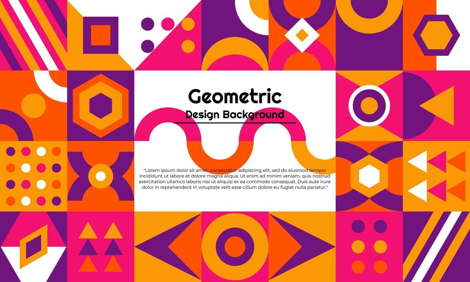 fondo geométrico abstracto con diseño minimalista vector