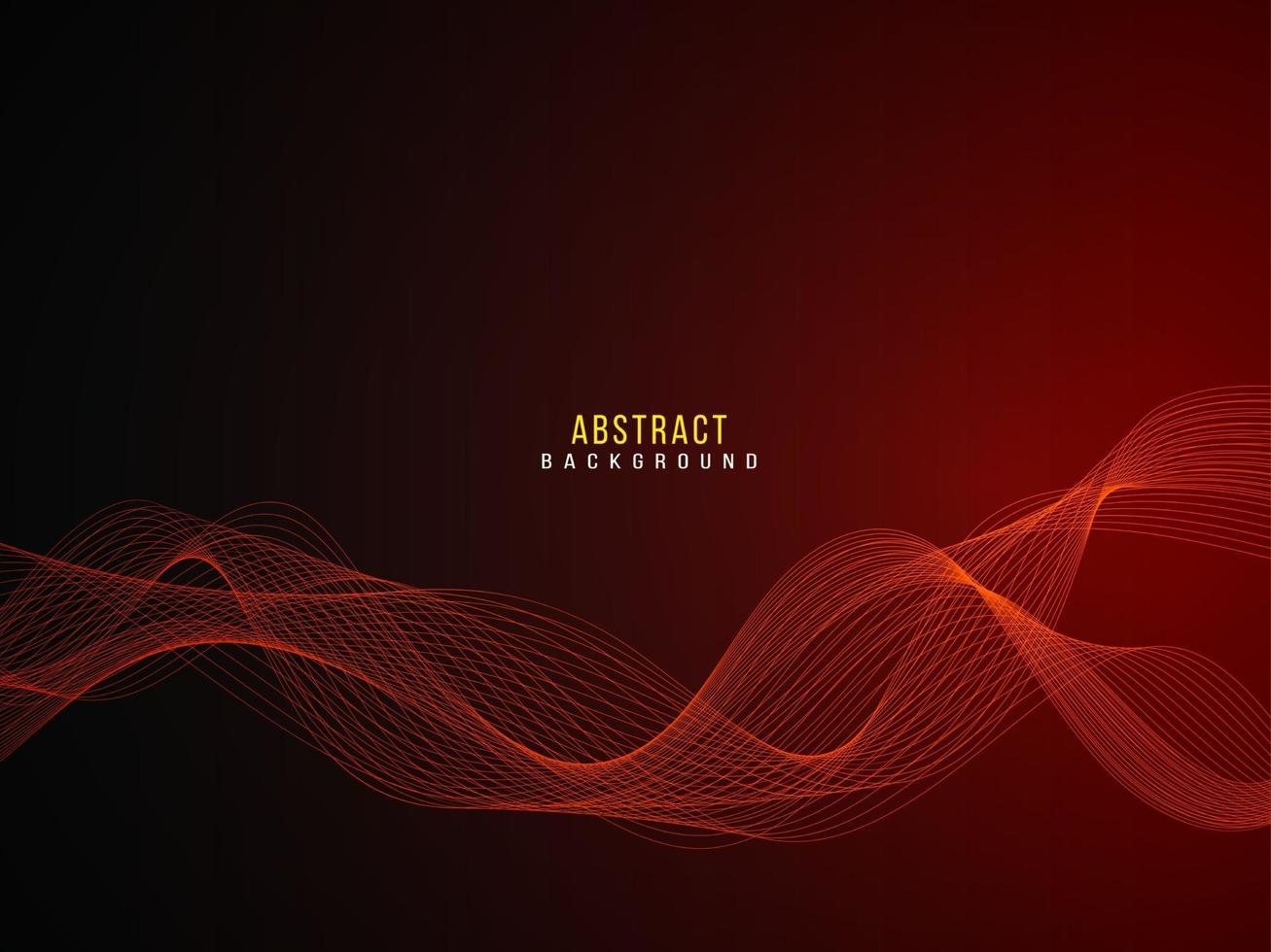 Abstract stylish transparent flowing wave design background vector