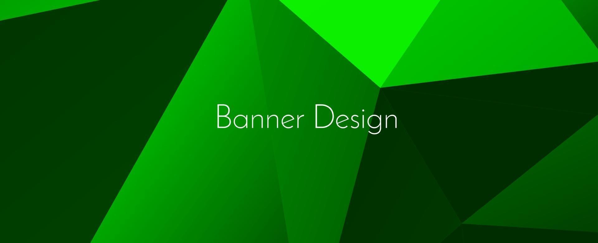 Fondo de banner de diseño decorativo geométrico elegante abstracto vector