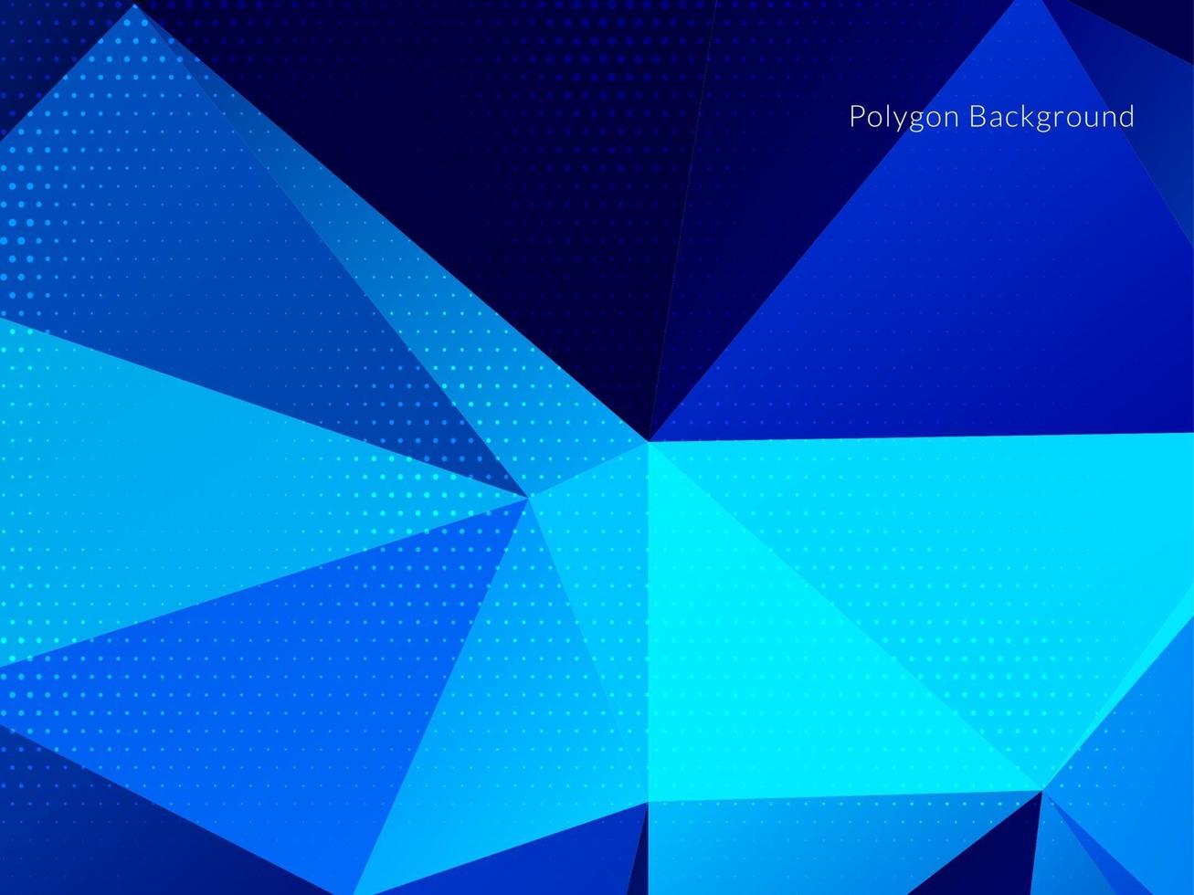Modern colorful geometric polygon background vector