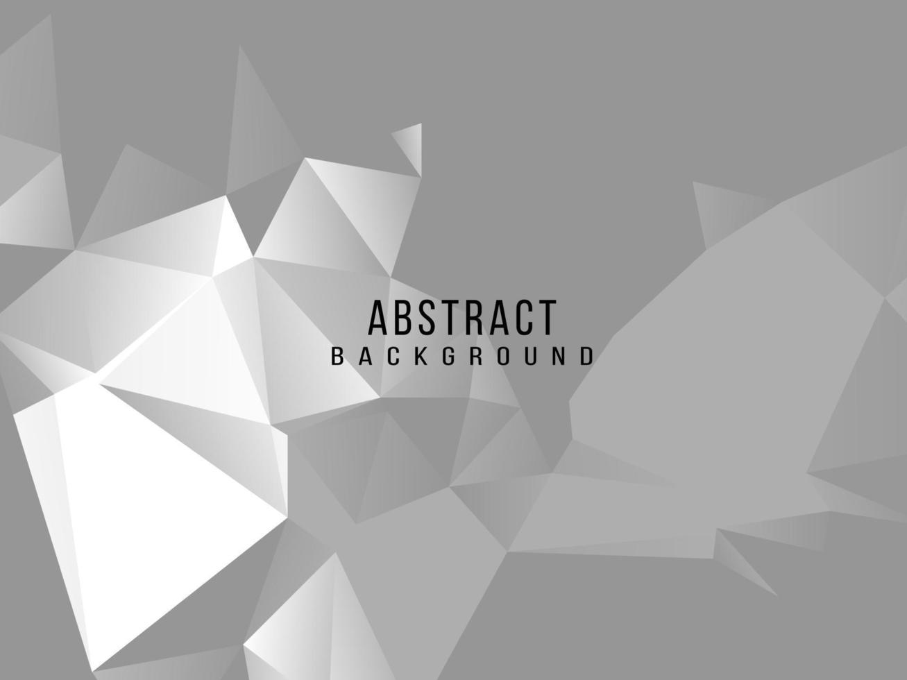 Diseño de fondo moderno con estilo geométrico gris y blanco abstracto vector