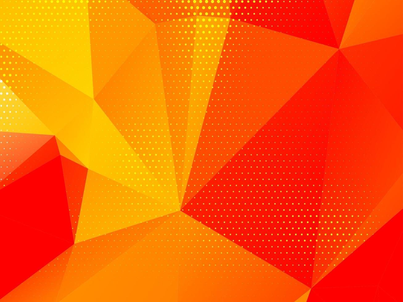 Abstract polygonal triangles colorful background vector