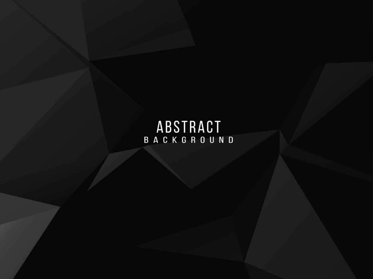 Dark geometric black abstract background elegent design pattern vector