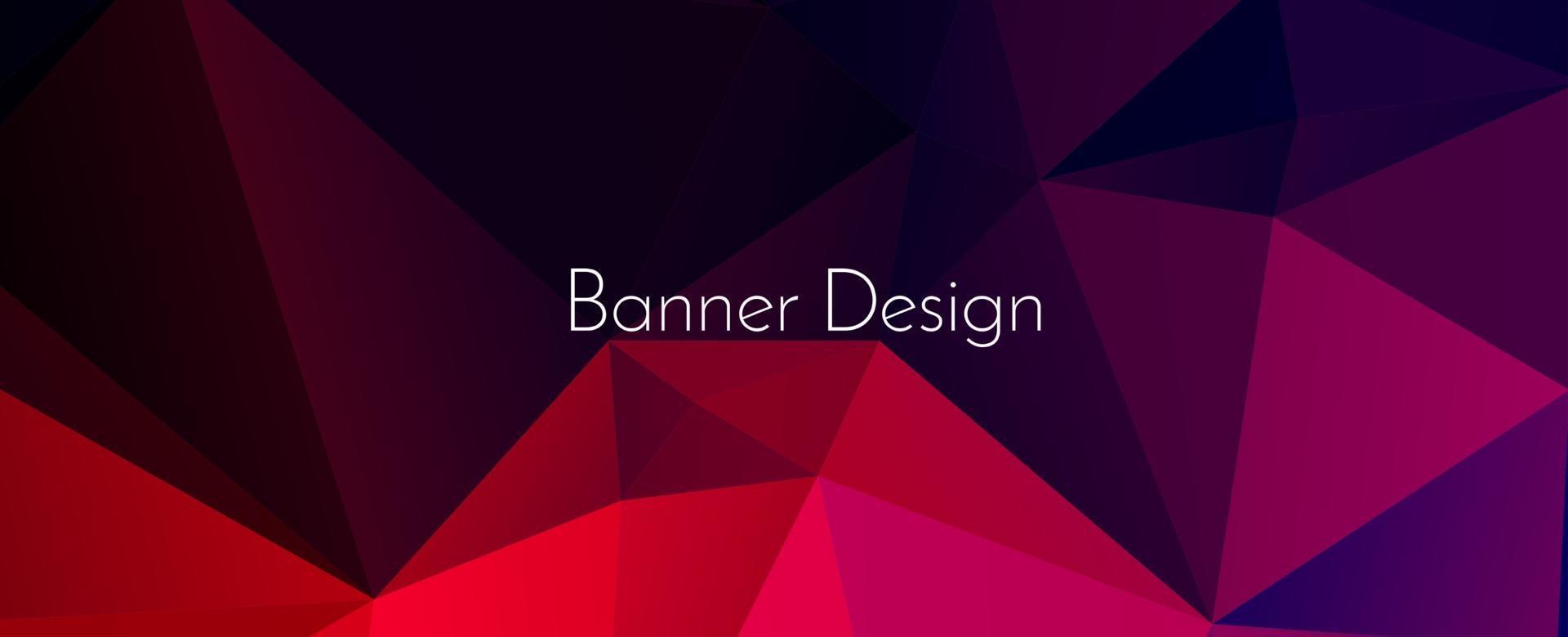 Abstract geometric modern decorative design banner pattern background vector