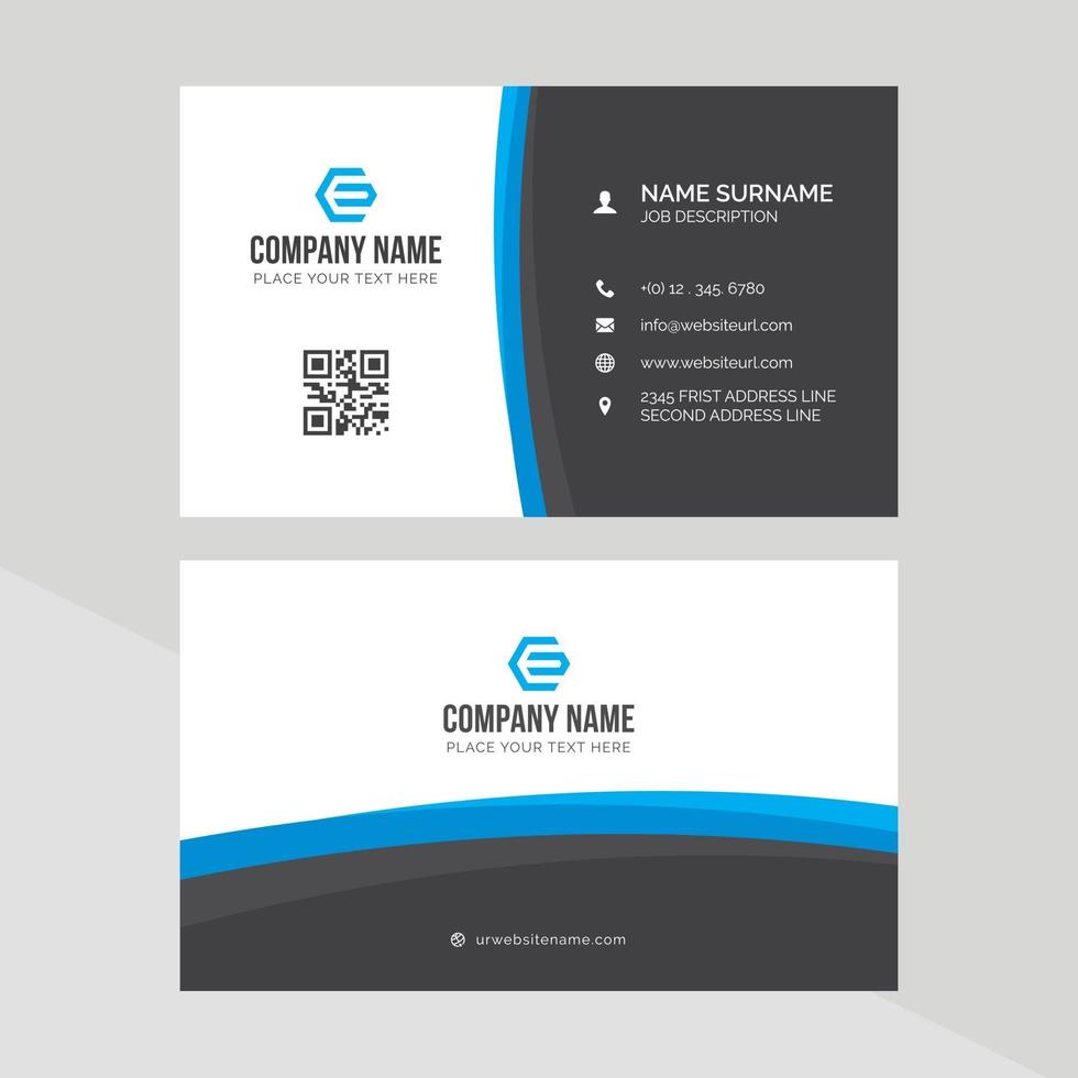 Corporate Business Card Template vector