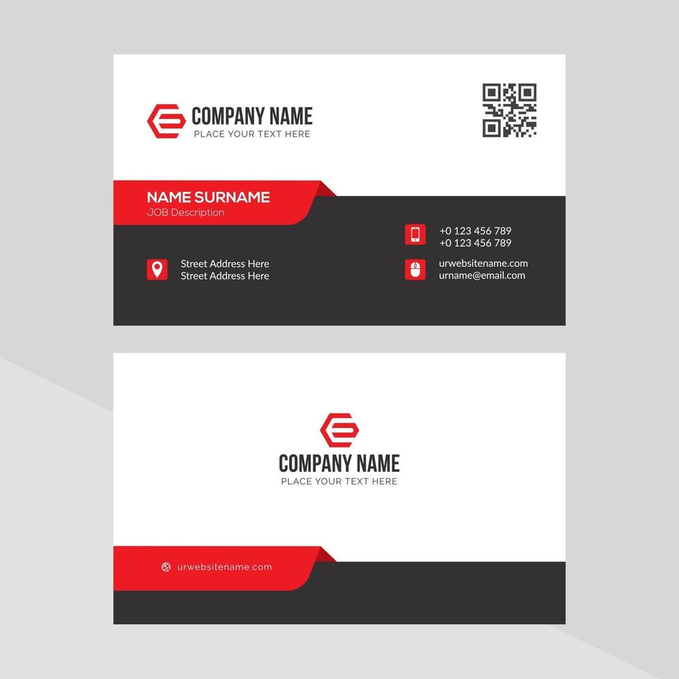 Corporate Business Card Template vector