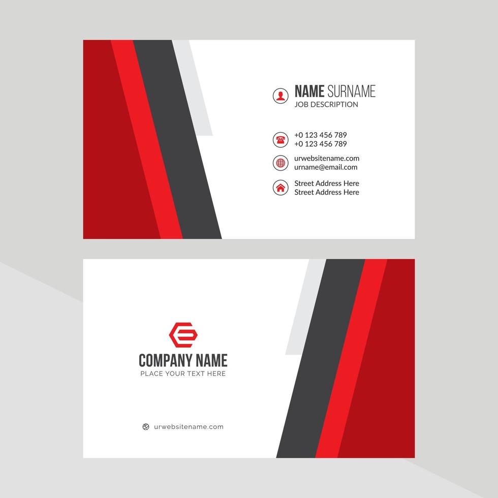 Corporate Business Card Template vector