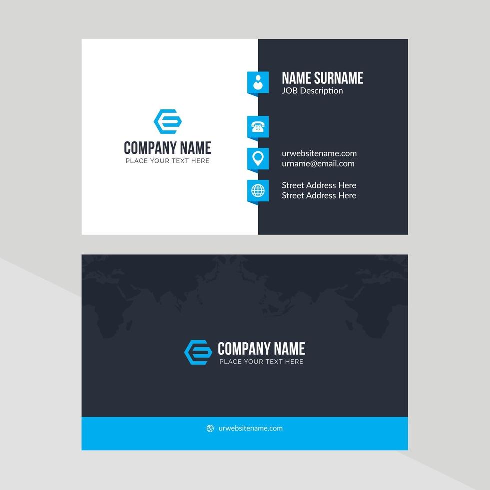 Corporate Business Card Template vector