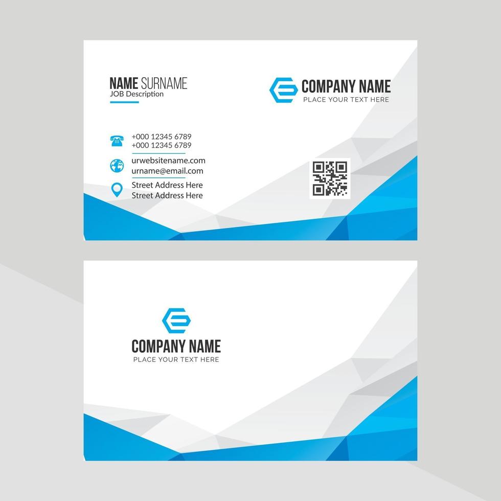 Modern Creative and Clean Business Card Template vector