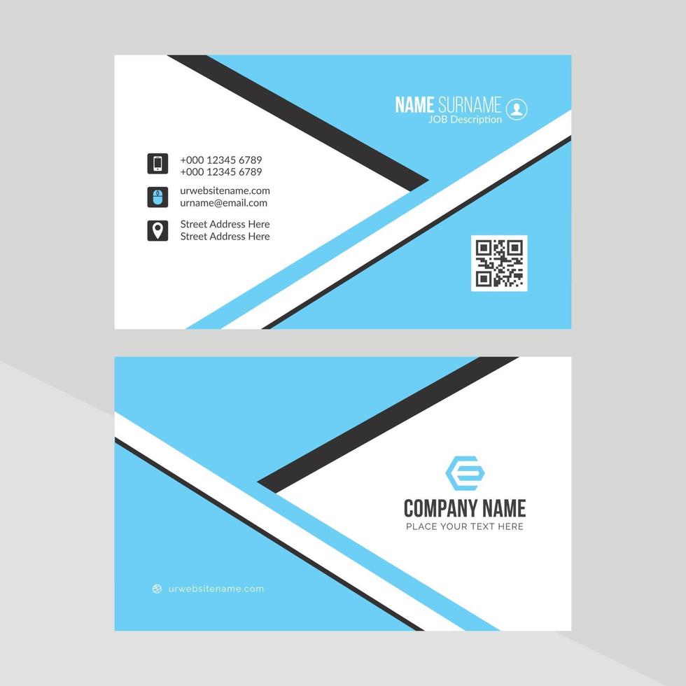 Modern Creative and Clean Business Card Template vector