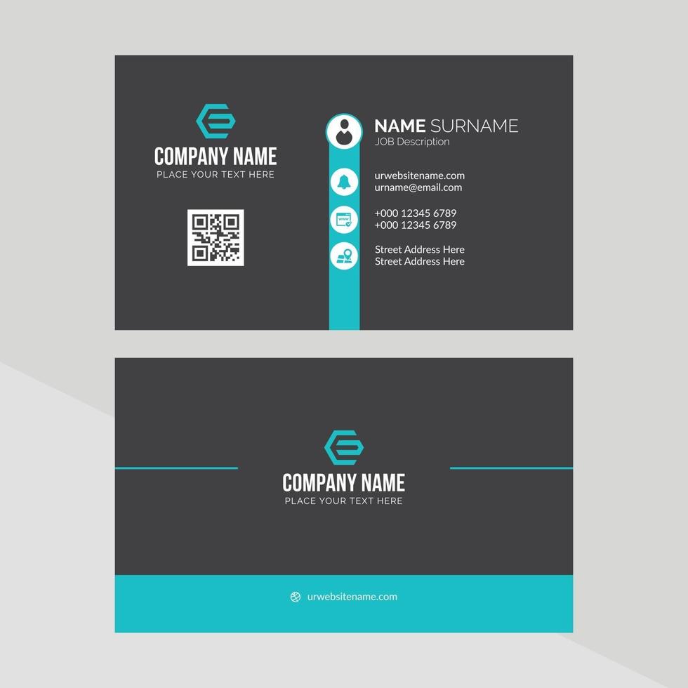 Modern Creative and Clean Business Card Template vector