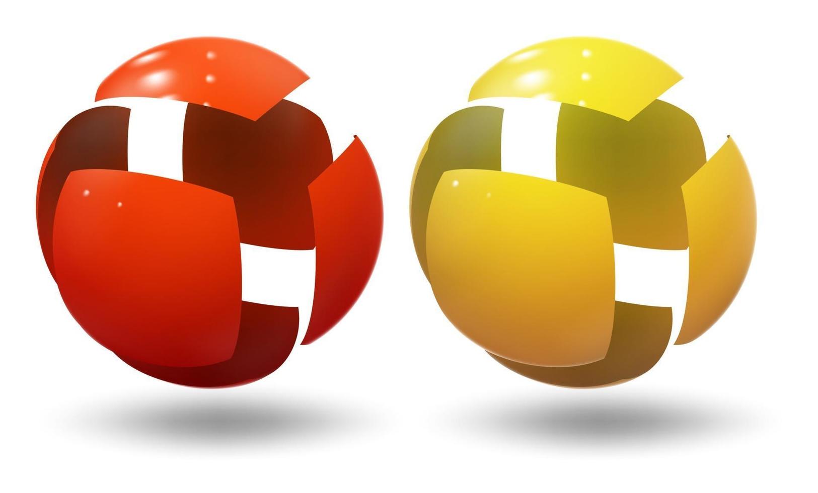 High tech sphere ball Industrial bubble vector