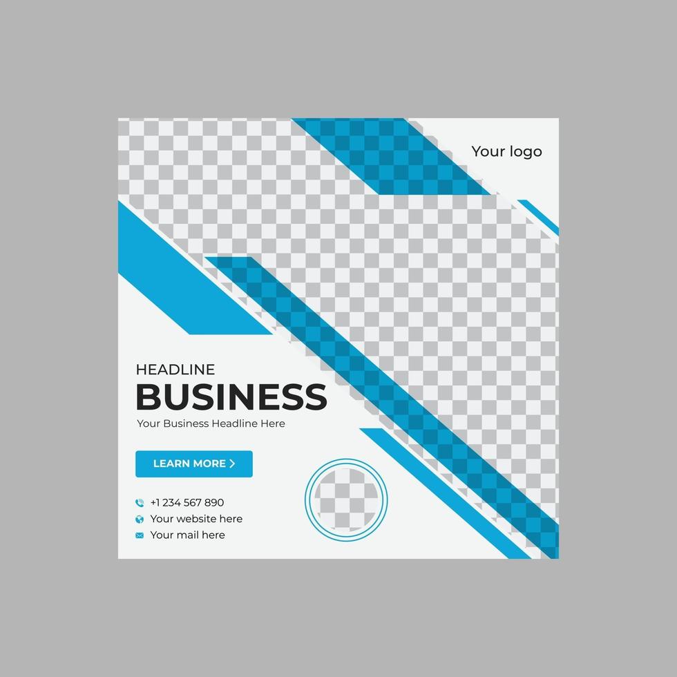Modern Corporate minimalist post free vector