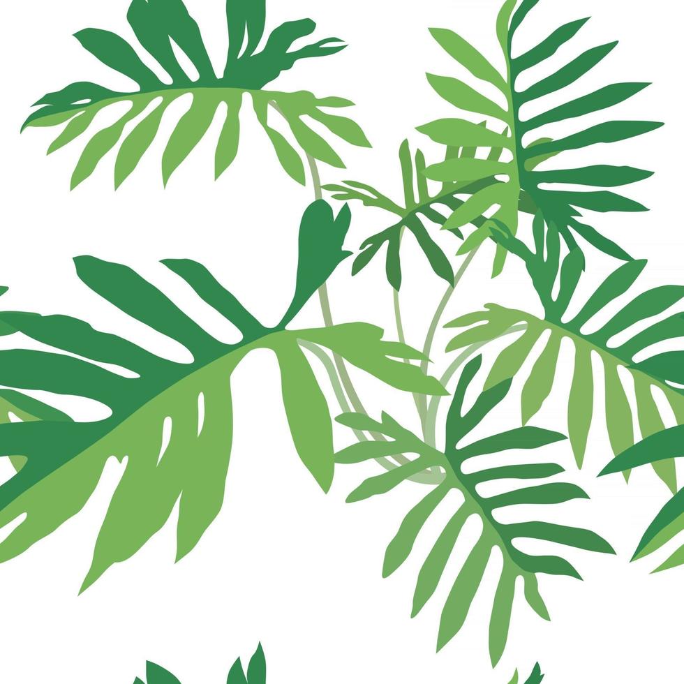 Greenery Leaves Pattern vector