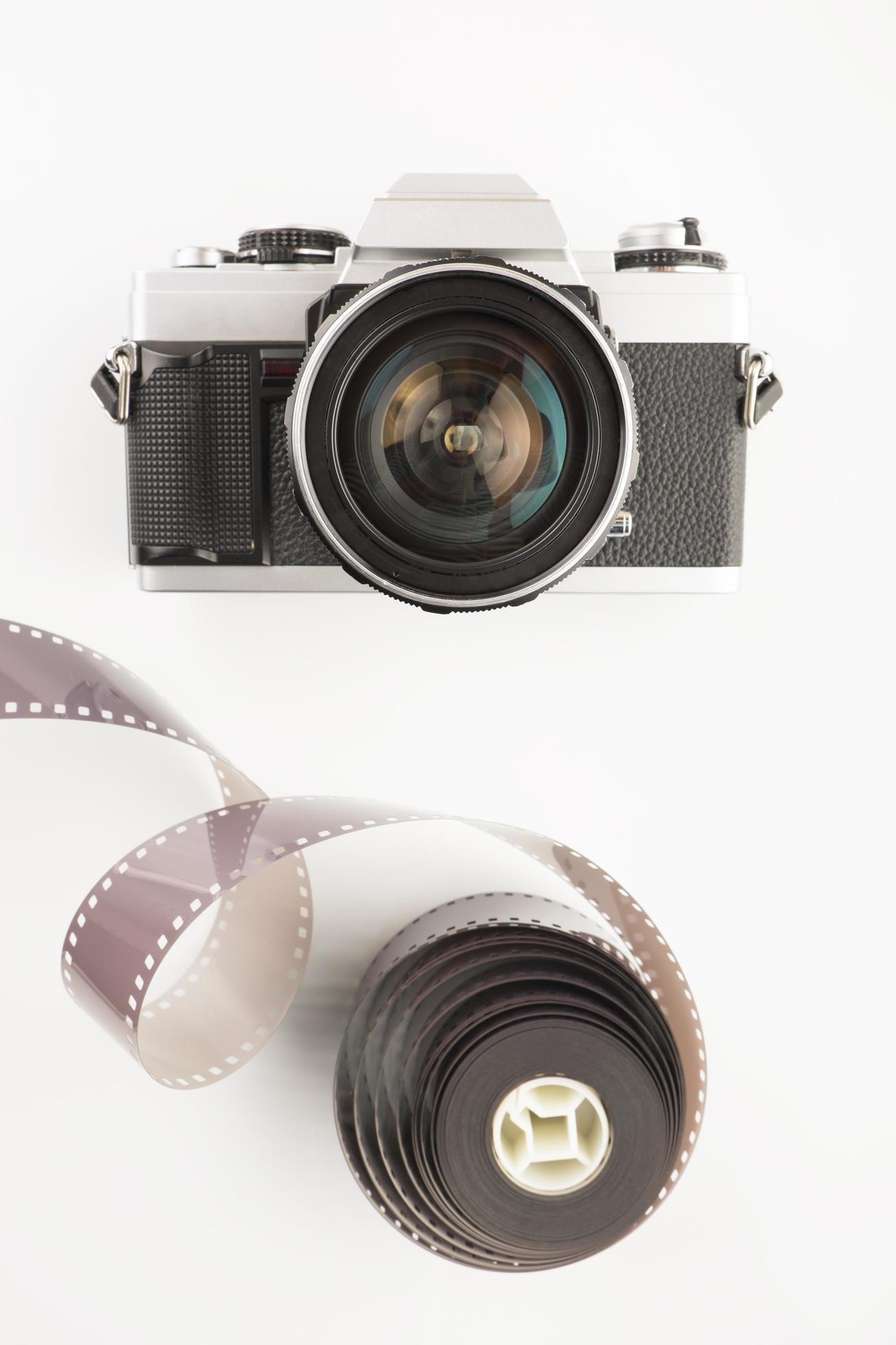 Vintage SLR film camera 2398302 Stock Photo at Vecteezy