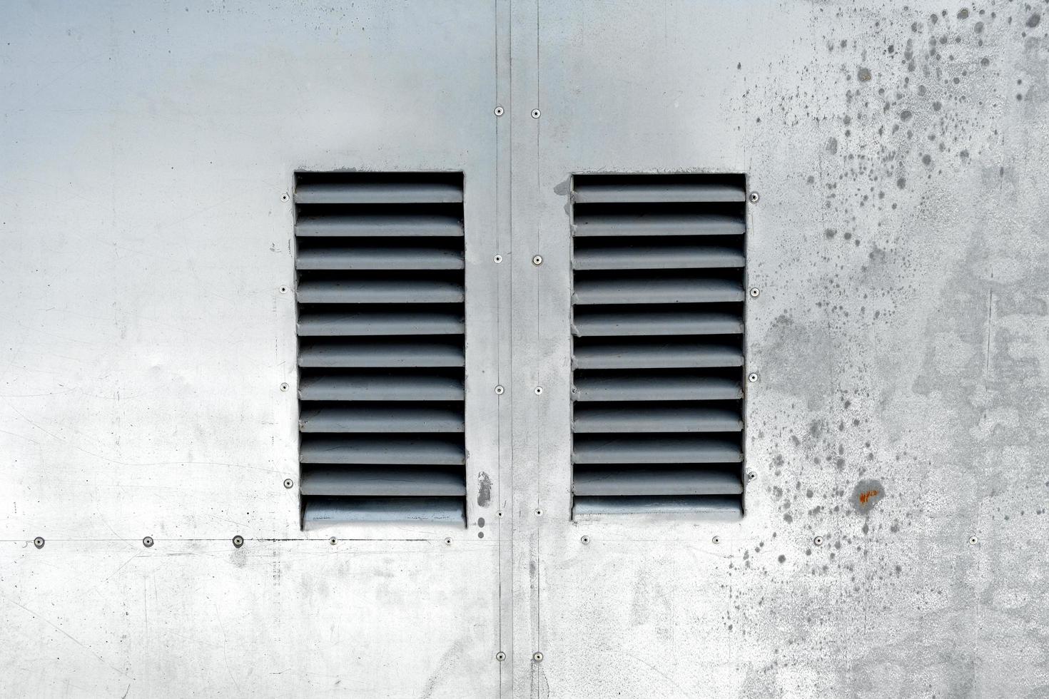 Metal doors with ventilation photo