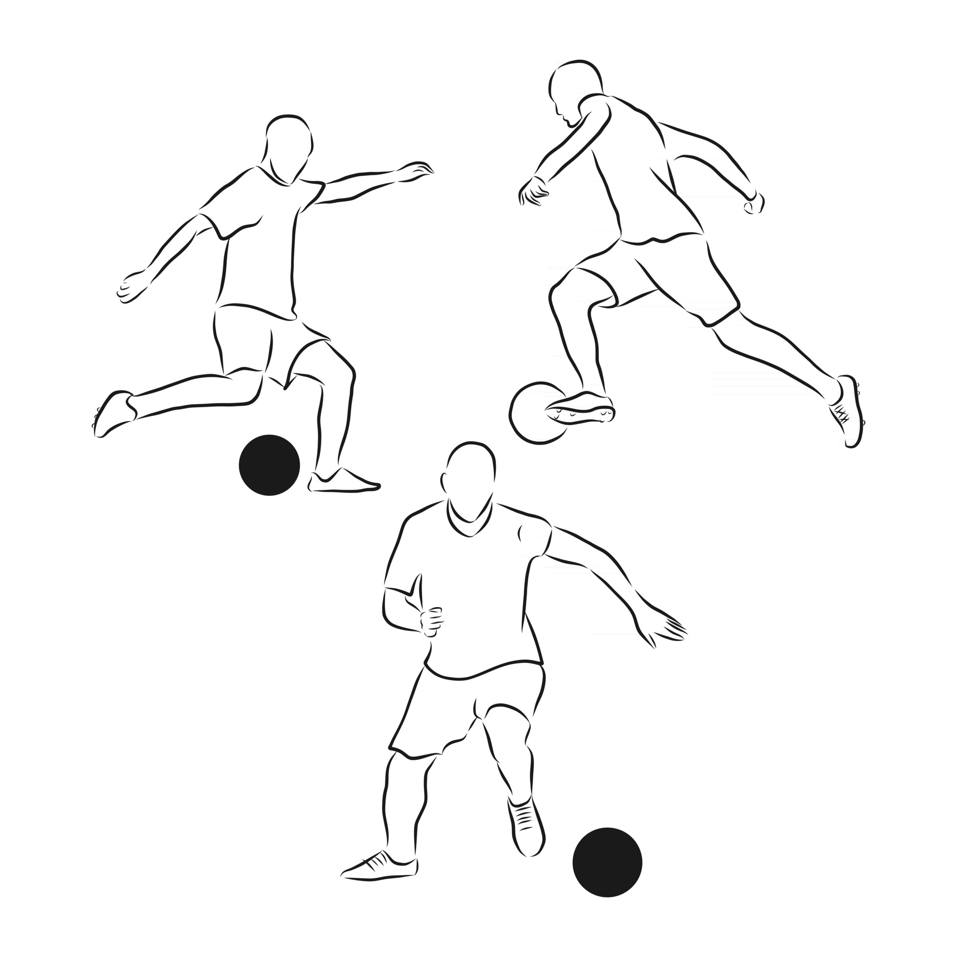 Amazon.com: Sketch Soccer Ball Drawing Canvas Art Poster and Wall Art  Picture Print Modern Family Bedroom Decor Posters 12x12inch(30x30cm) : לבית  ולמטבח