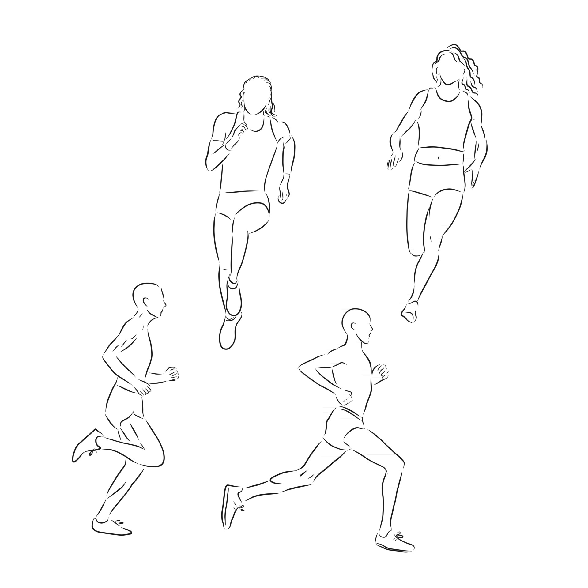 Sketch of running man in doodle style Sketch of running man in doodle  style vector illustration  CanStock