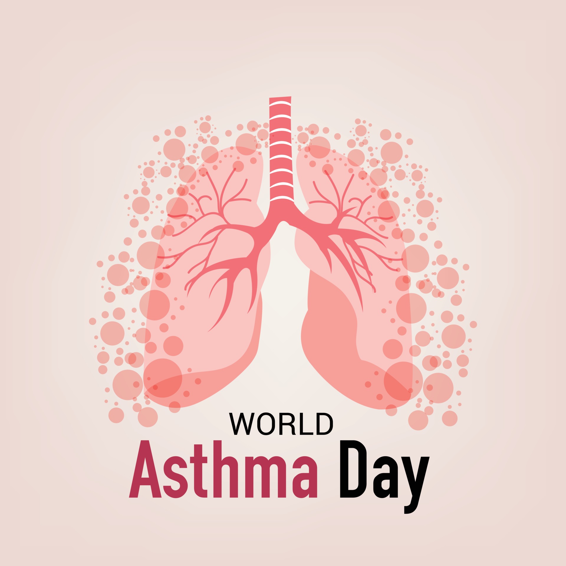 Vector illustration of a Background for World Asthma Day 2399133 Vector