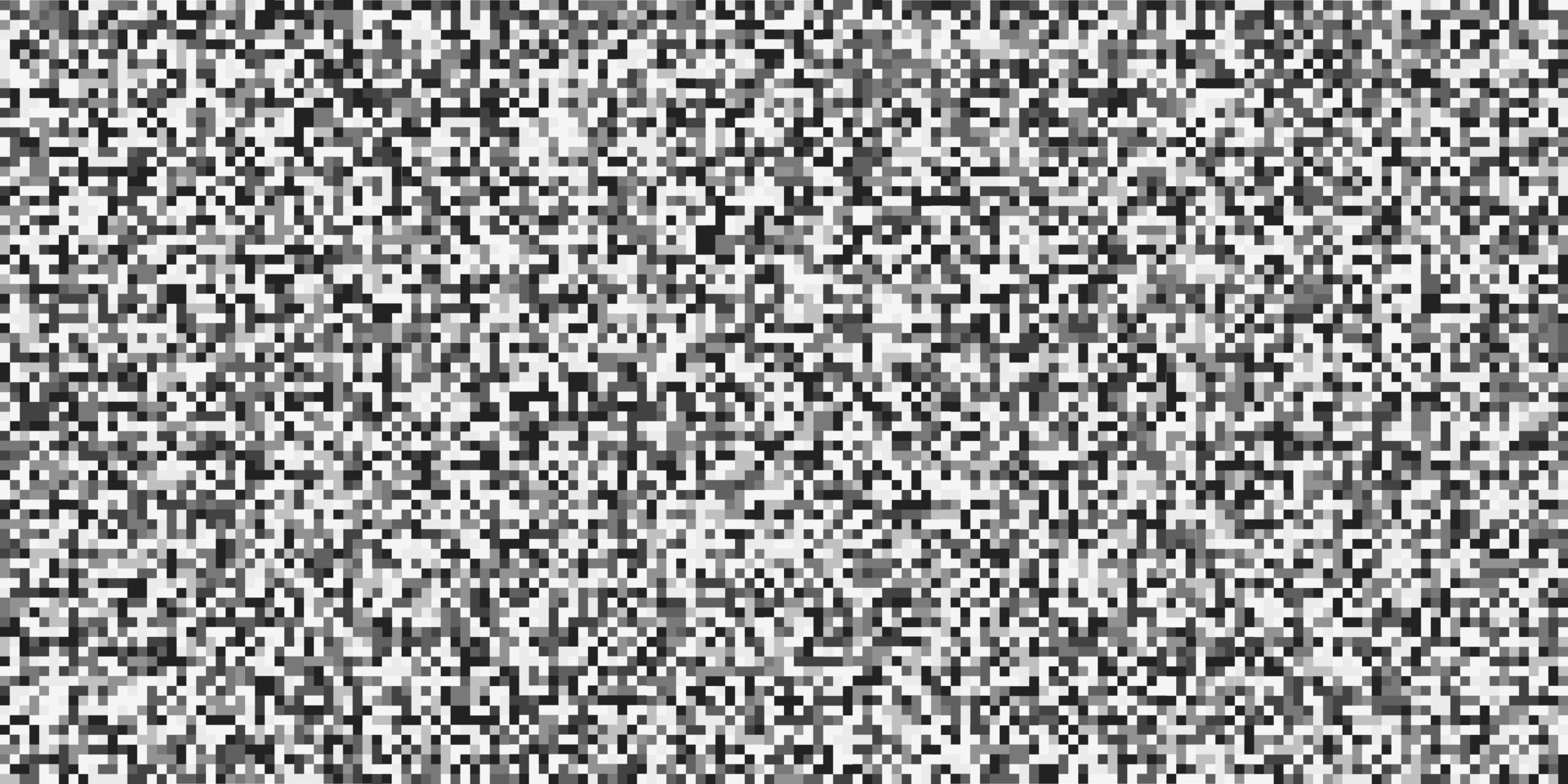 TV screen noise pixel glitch texture background vector illustration