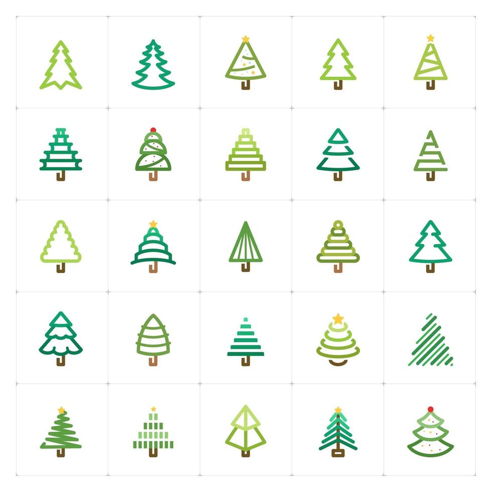 Christmas Tree Color Icon 2399195 Vector Art at Vecteezy