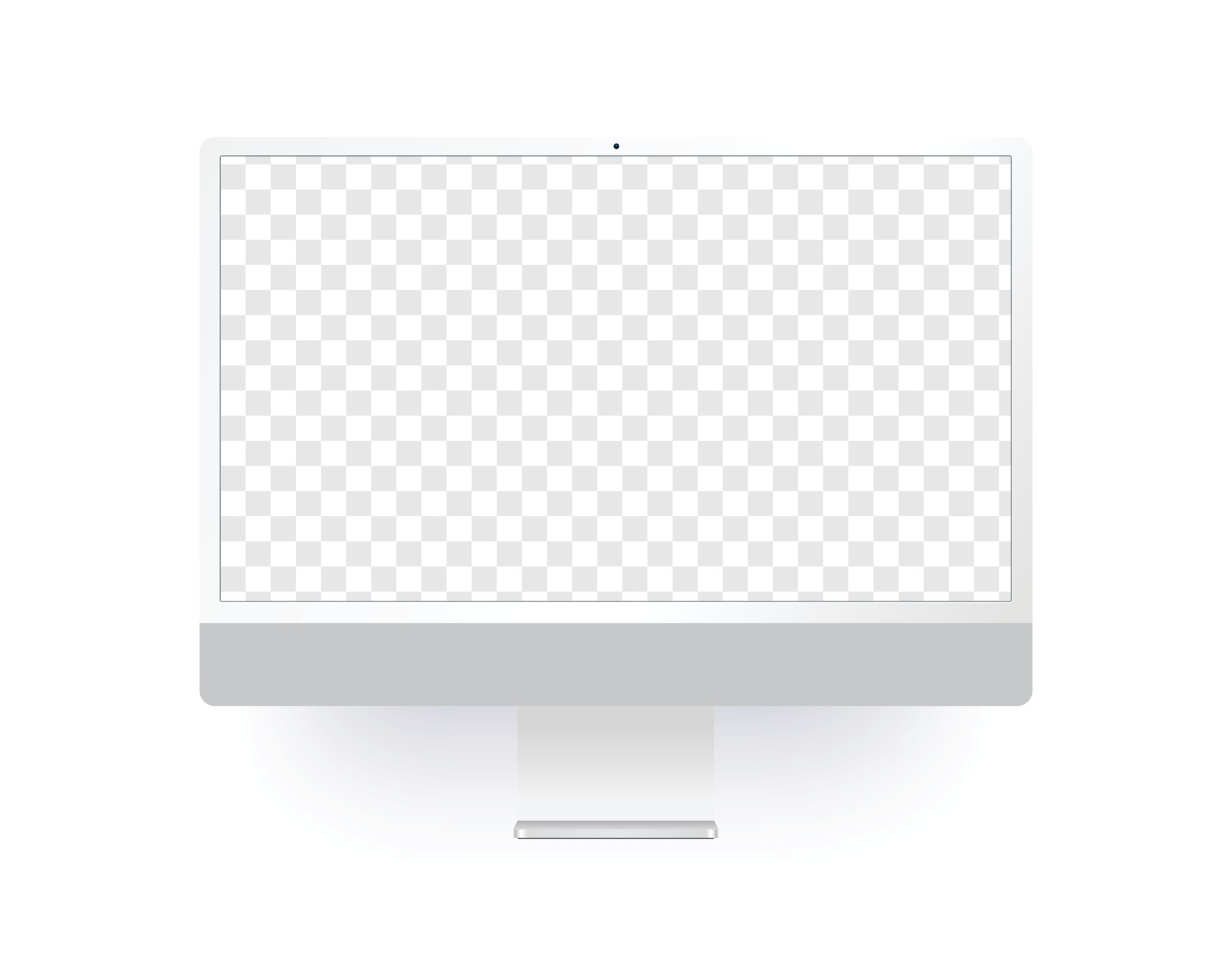 Gray desktop computer illustration 2399328 Vector Art at Vecteezy
