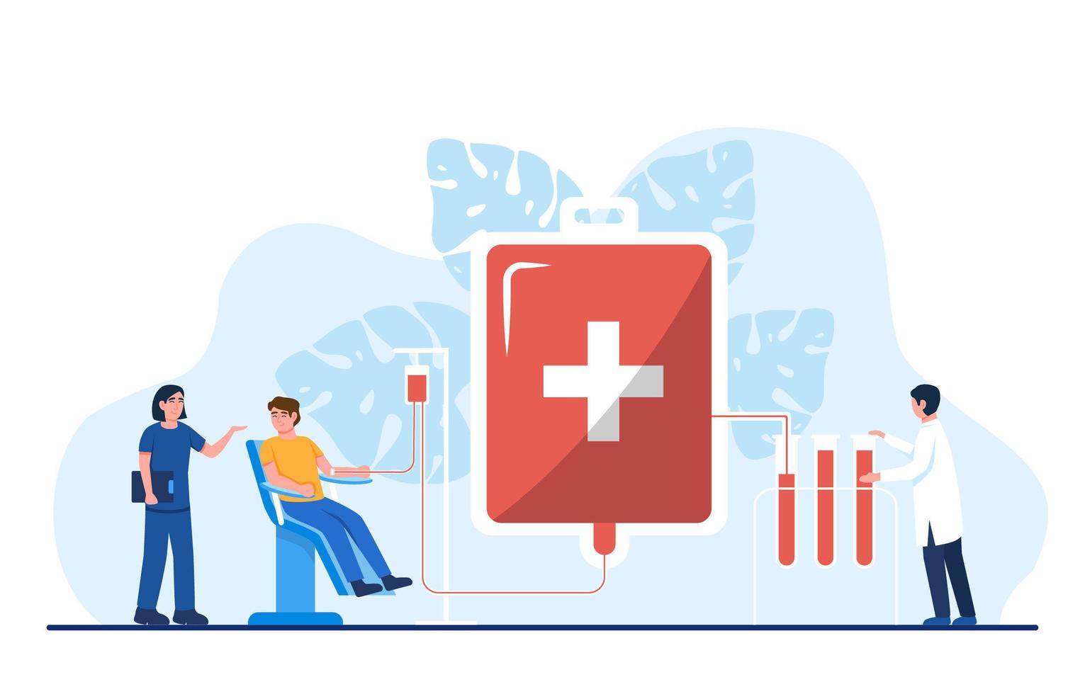 World Blood Donor Day Concept vector