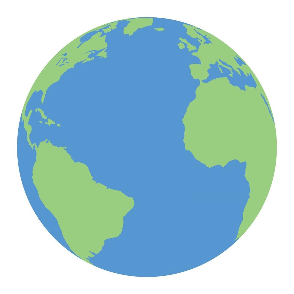 Planet earth icon vector