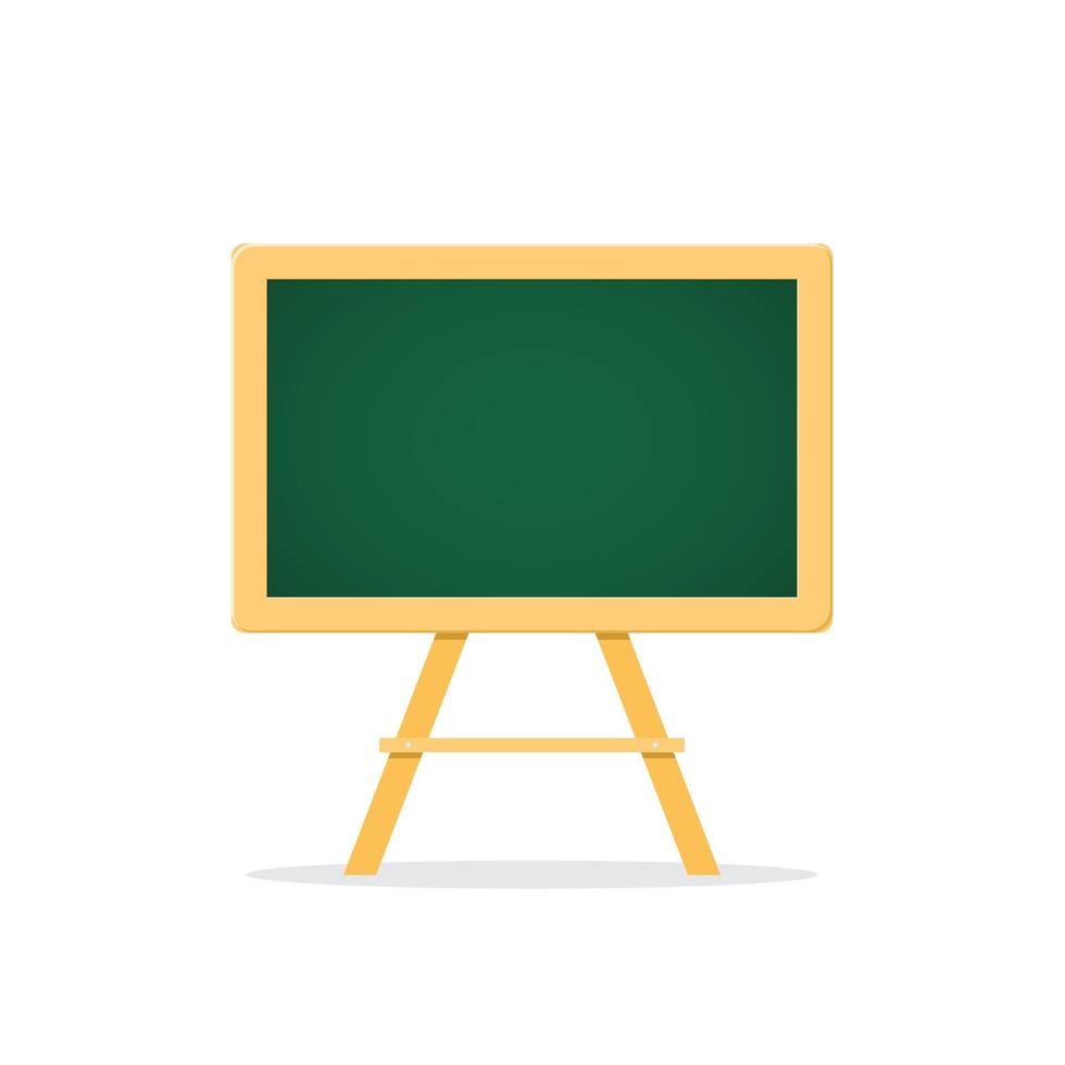 Green chalkboard Vector illustration